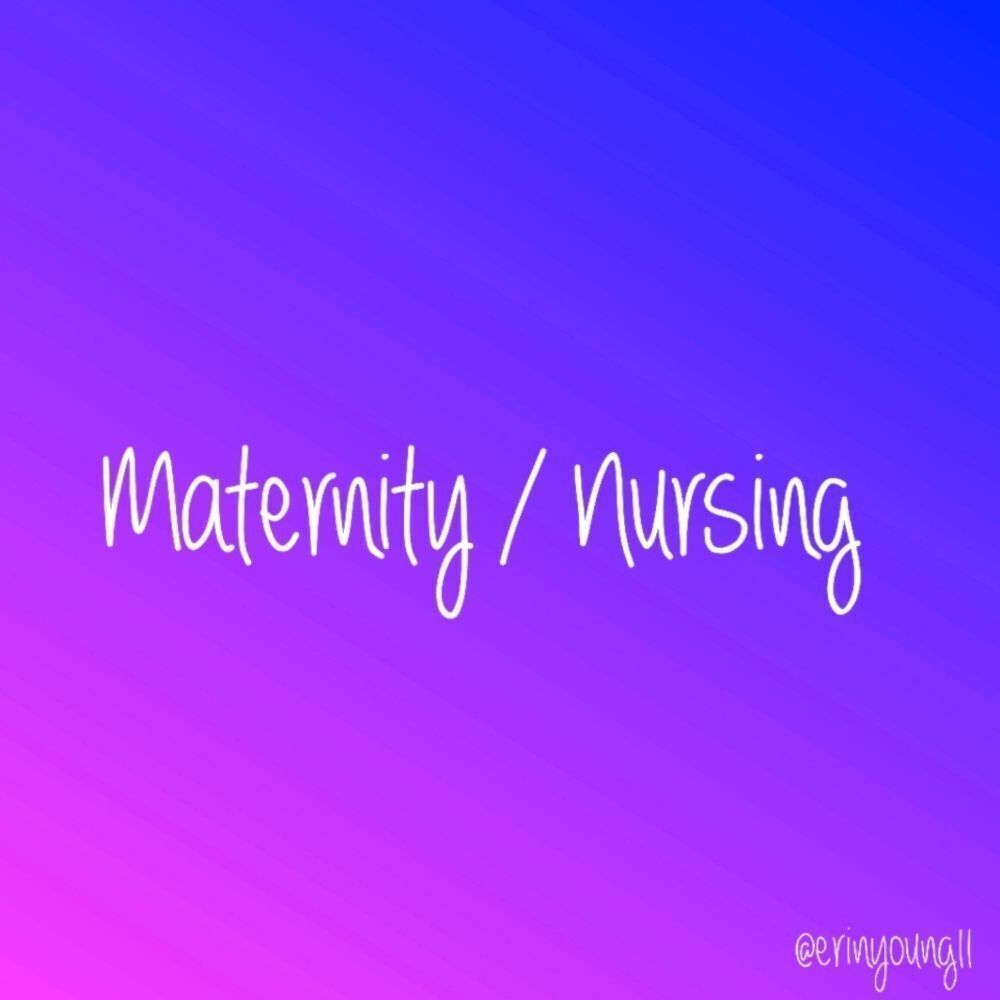Maternity/nursing